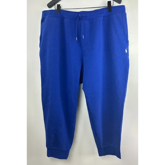 Polo Ralph Lauren Double Knit Tech Jogger Pants Royal Blue Men's Size 3XB 3X Big - Picture 12 of 12